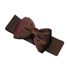 Coffee Brown Bow Tie Set